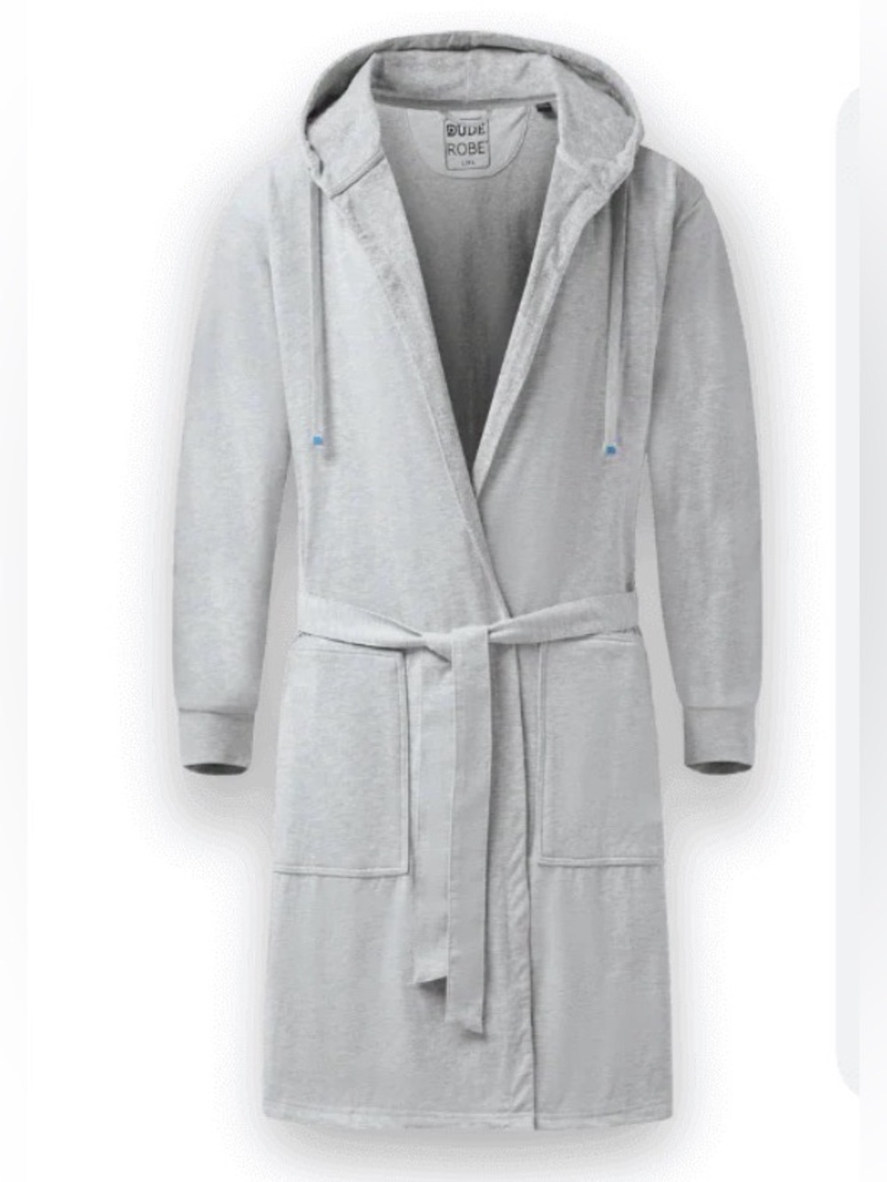 Dude Robe The Dude Robe Grey L/XL  NWT IN PACKAGE - Picture 2 of 8